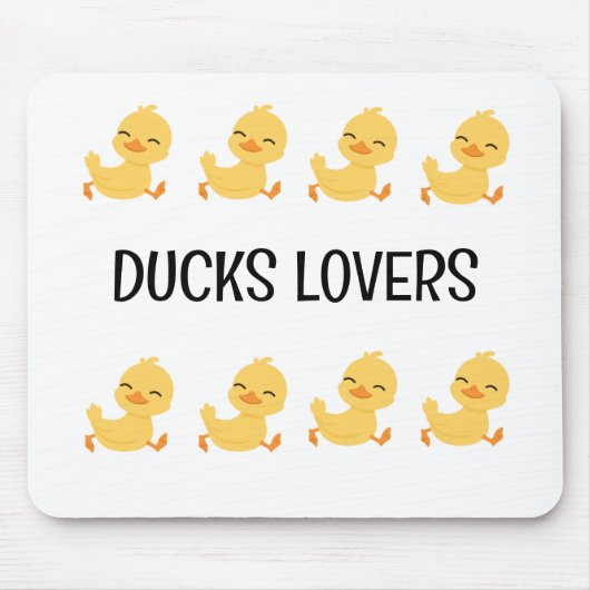 Duck Lovers Mouse Pad Mousepad (Vorne)