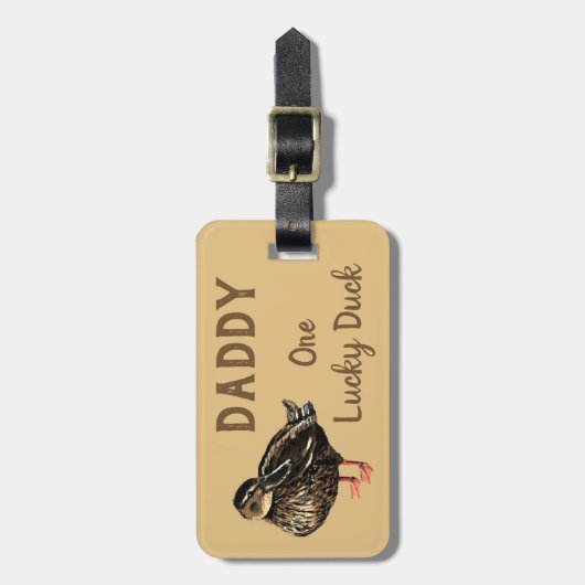Duck Luggage Tag Gepäckanhänger (Vorderseite vertikal)
