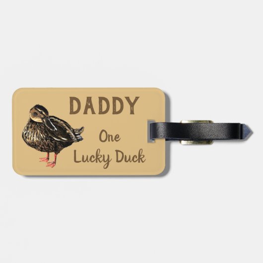 Duck Luggage Tag Gepäckanhänger (Rückseite horizontal)