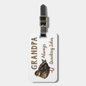 Duck Luggage Tag Gepäckanhänger (Vorderseite vertikal)
