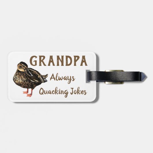 Duck Luggage Tag Gepäckanhänger (Rückseite horizontal)