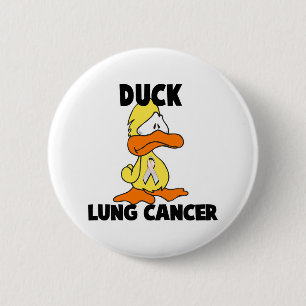 Duck Lung Cancer Button