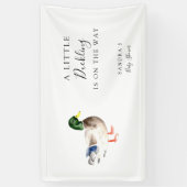 Duck Mallard Baby Dusche Custom Willkommen Banner (Vertikal)