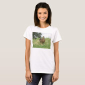 Duck Mallard Female Niedlich Nature Foto T-Shirt (Vorne ganz)