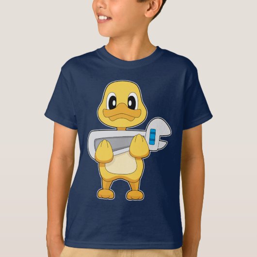 Duck Mechanic Wrench T-Shirt (Vorderseite)
