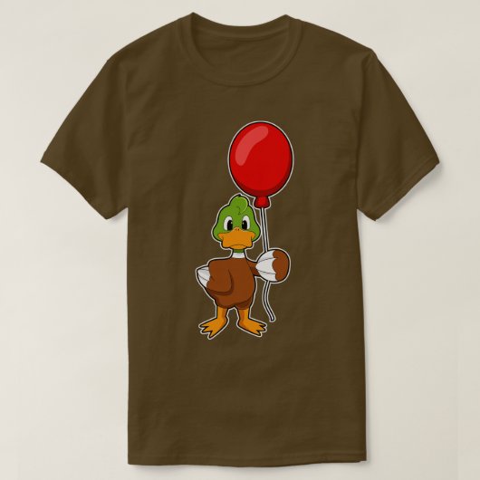 Duck mit Balloon T-Shirt (Design vorne)