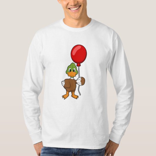 Duck mit Balloon T-Shirt (Vorderseite)