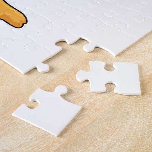 Duck mit Daisy Puzzle (Seite)