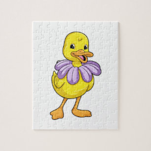 Duck mit Daisy Puzzle