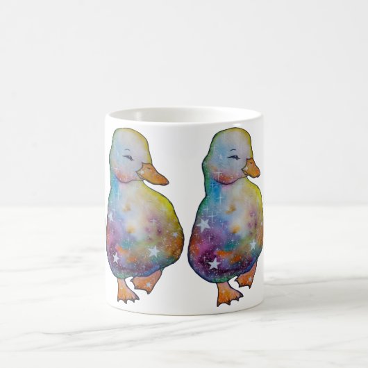 Duck named Rainbow Kaffeetasse (Mittel)