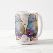 Duck named Rainbow Kaffeetasse (VorderseiteRechts)