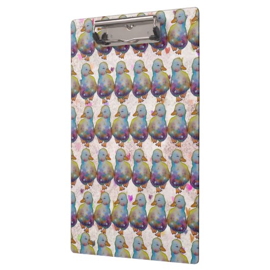 Duck named Rainbow Klemmbrett (Links)