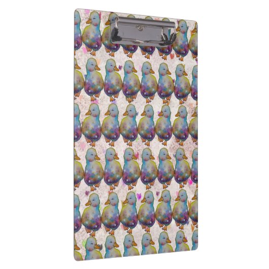 Duck named Rainbow Klemmbrett (Rechts)