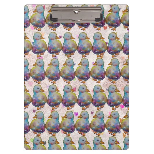 Duck named Rainbow Klemmbrett (Vorderseite)