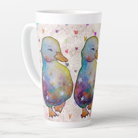 Duck named Rainbow Milchtasse (Linke Ecke)