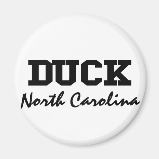 Duck North Carolina Magnet (Vorne)