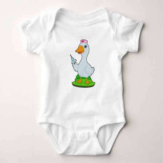 Duck Nurse Baby Strampler (Vorderseite)