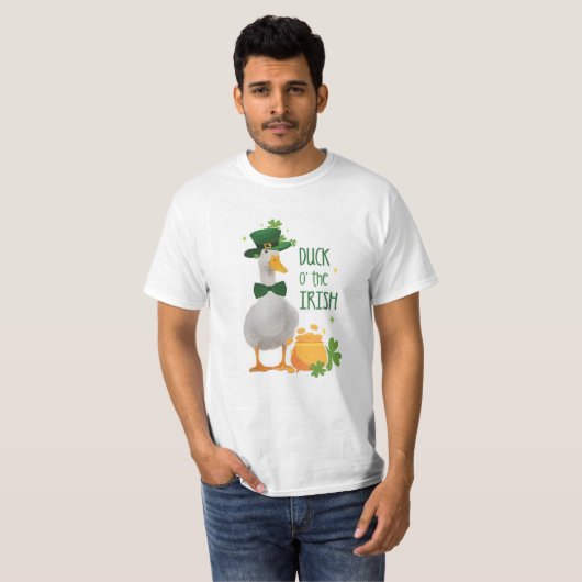 Duck o' Irish Lucky Duck T-Shirt (Vorne ganz)