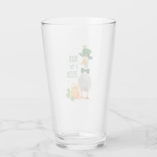 Duck o' the Irish St Patricks Day Glas (Rückseite)