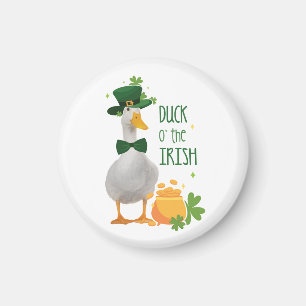 Duck o' the Irish St Patricks Day Magnet