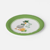 Duck o' the Irish St Patricks Day Paper Plates Pappteller (Schrägansicht)