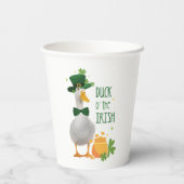 Duck o' the Irish St Patricks Day Pappbecher (Rückseite)