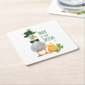 Duck o' the Irish St Patricks Day Rechteckiger Pappuntersetzer (angewinkelt)