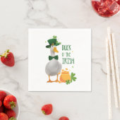 Duck o' the Irish St Patricks Day Serviette (Beispiel)