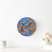 Duck O'Clock Runde Wanduhr (Zuhause)