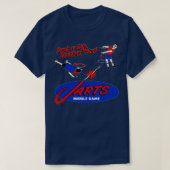 Duck oder Die Lawn Jarts Missile Game T-Shirt (Design vorne)