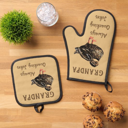 Duck Ofenhandschuh & Topflappen-Set (Oben Unten)