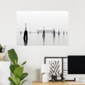 DUCK ON THE LAGOON Print, Poster Paper (Matte) (Heimbüro)