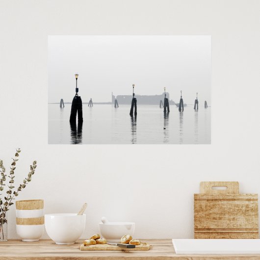 DUCK ON THE LAGOON Print, Poster Paper (Matte) (Küche)