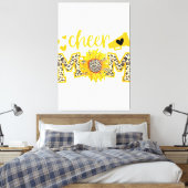 DUCK, OREGON - Funny License Plate of Pacific Wond Leinwanddruck (Insitu (Schlafzimmer))