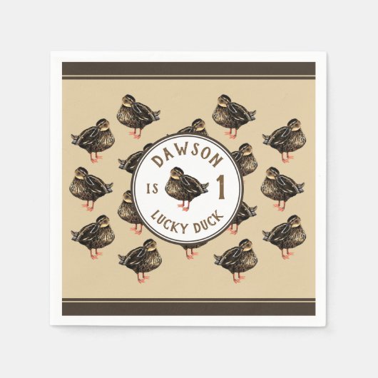 Duck Paper Napkin Serviette (Vorderseite)