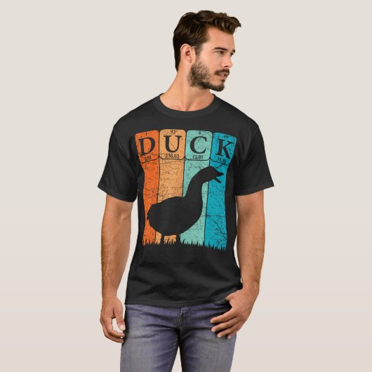 Duck Periodic Table Elements Enck Bauer T-Shirt (Vorne ganz)