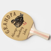 Duck Ping Pong Paddle Tischtennis Schläger (Seitenansicht)