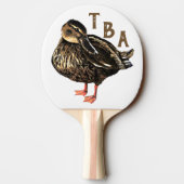 Duck Ping Pong Paddle Tischtennis Schläger (Rückseite)