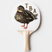 Duck Ping Pong Paddle Tischtennis Schläger (Vorderseite)