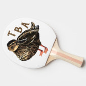 Duck Ping Pong Paddle Tischtennis Schläger (Seitenansicht)