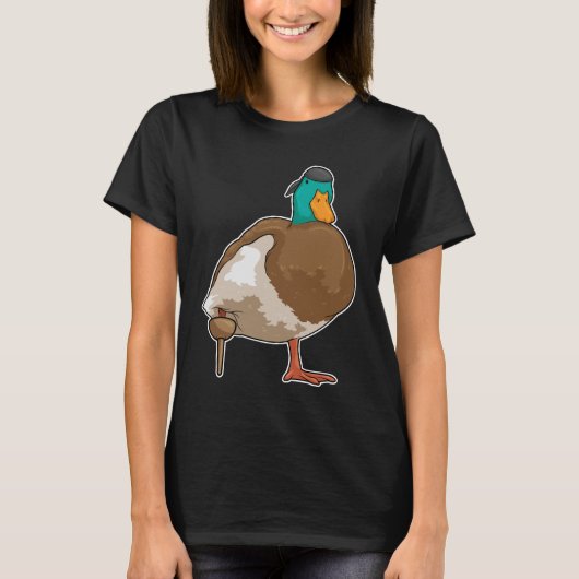 Duck Pirate Wooden T-Shirt (Vorderseite)