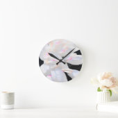 Duck Pond Haze Runde Wanduhr (Zuhause)