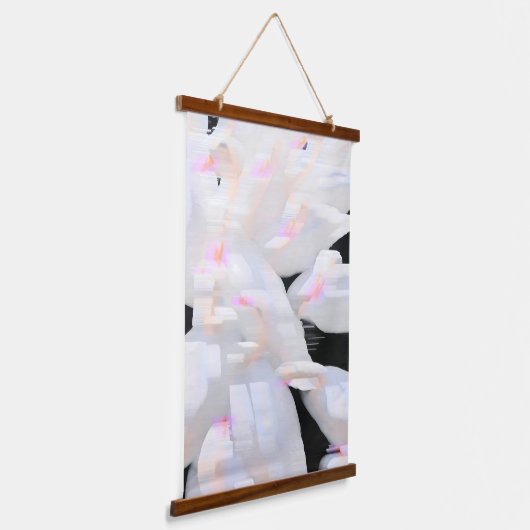 Duck Pond Haze Wandteppich Mit Holzrahmen (Gewinkelt)