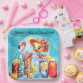 Duck Pool Party mit Drinks! Pappteller (Party)