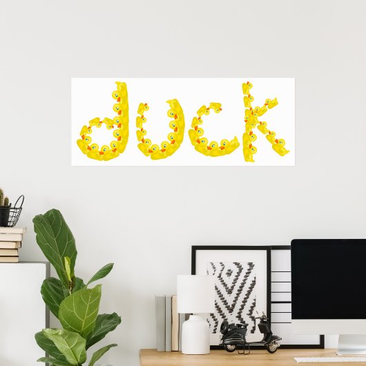 Duck Poster (Heimbüro)
