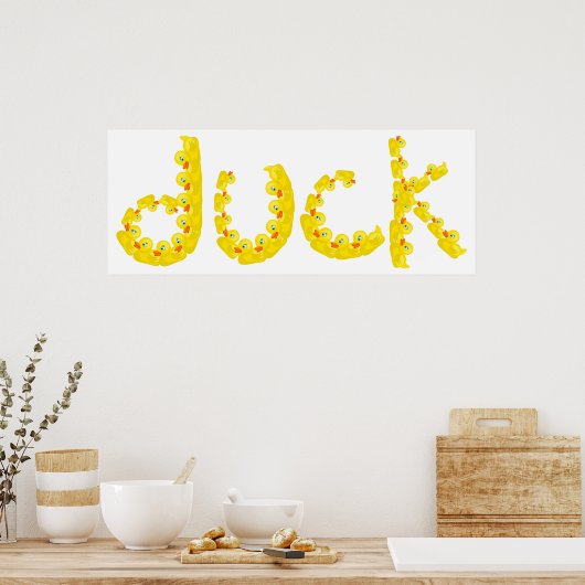 Duck Poster (Küche)