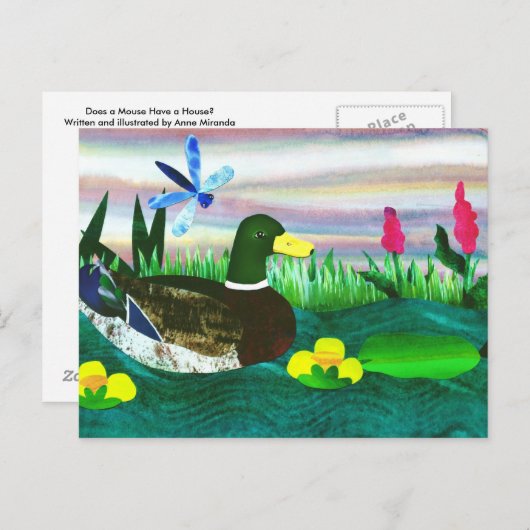 Duck Postkarte (Vorne/Hinten)