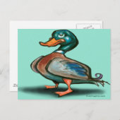 Duck Postkarte (Vorne/Hinten)