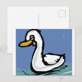 Duck Postkarte (Vorne/Hinten)