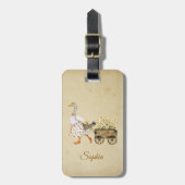 Duck Pulling Flower Cart Gepäckanhänger (Vorderseite vertikal)